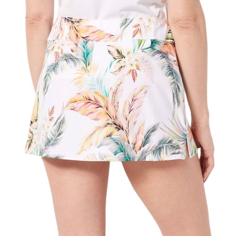 Jantzen White Side Slit Swim Overskirt 24W New